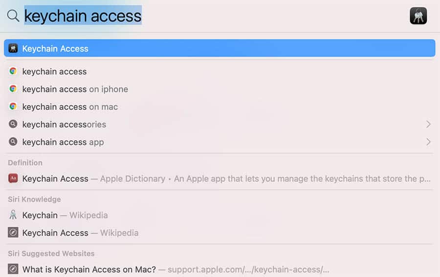 keychain-access
