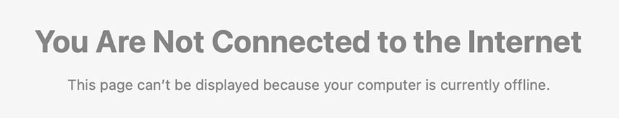 you-are-not-connected