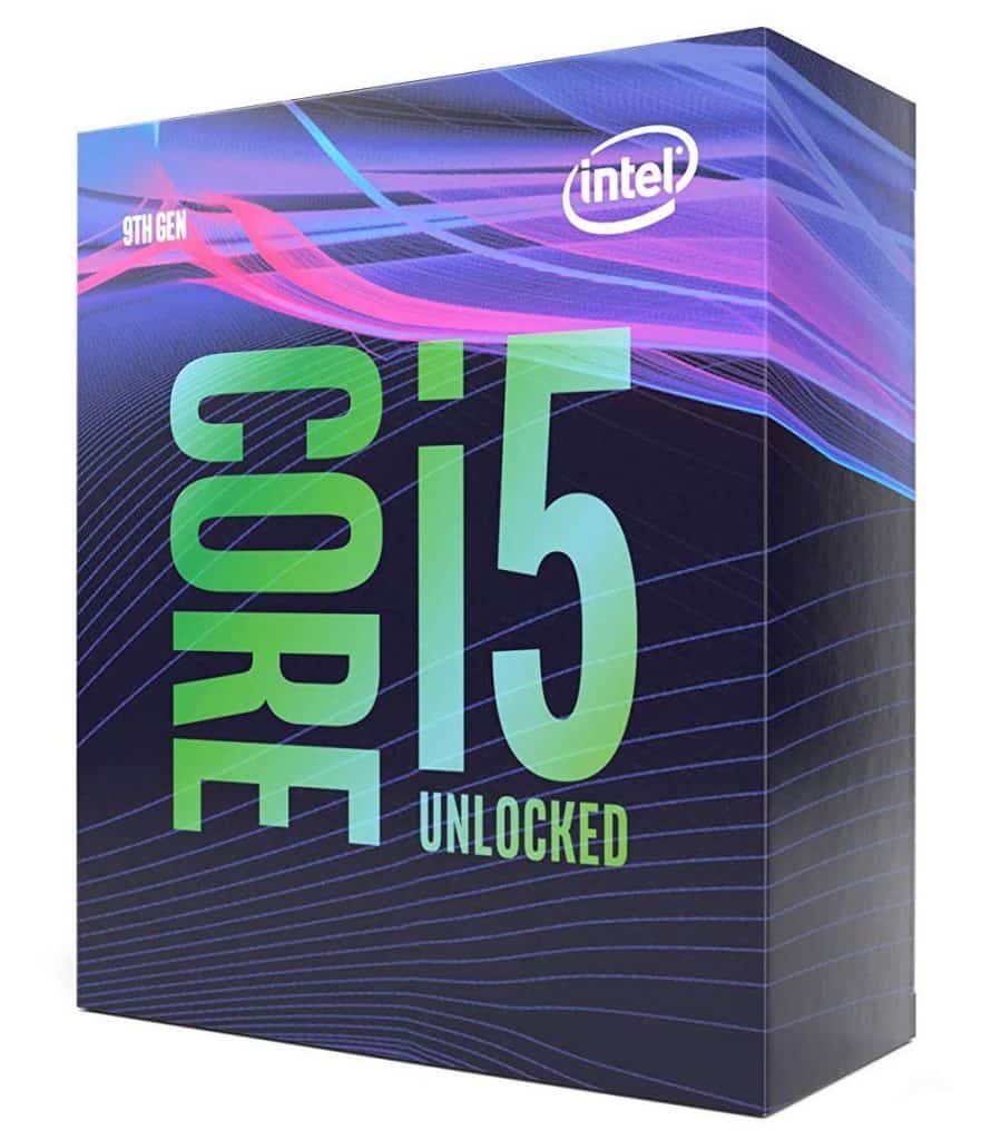 Core i5 9600k processor box