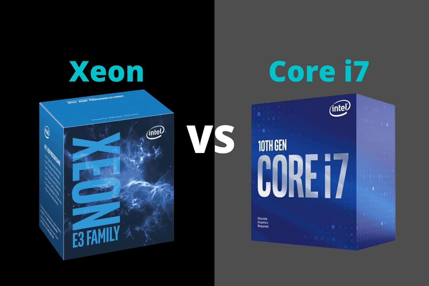 bevolking module halsband Intel Xeon vs i7 - Which CPU should you choose? - Spacehop