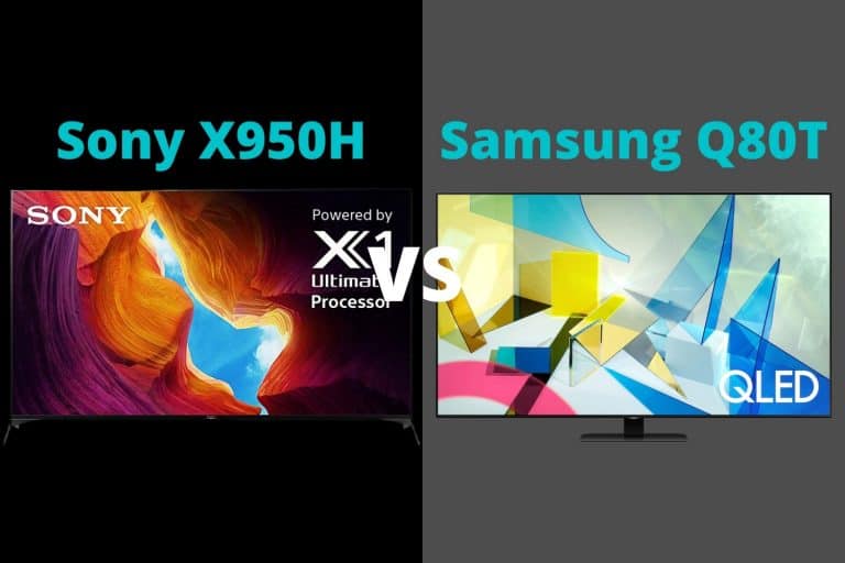 Sony X950H vs Samsung Q80T