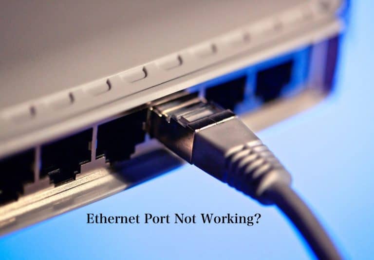 ethernet port not working