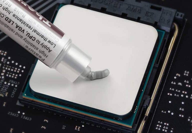 Thermal paste on CPU pins