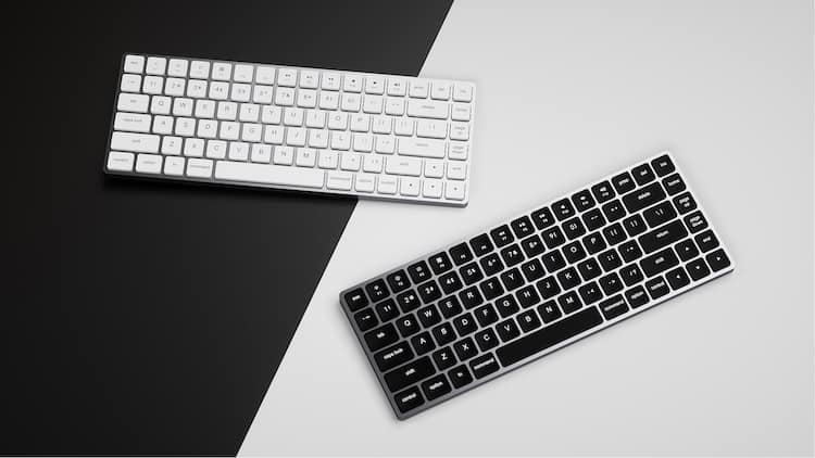 Vissles LP85 Keyboard Black and White