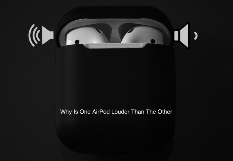 Why is one airpod louder than the other