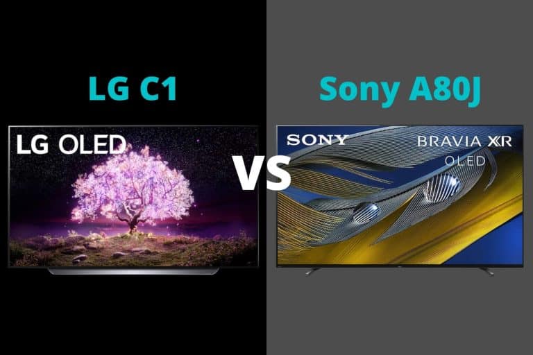 LG C1 vs Sony A80J