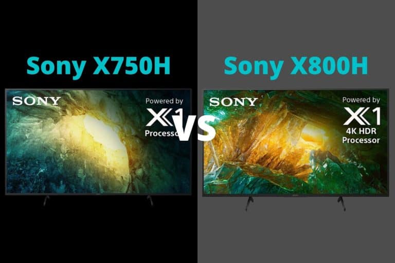 Sony X750H vs X800H