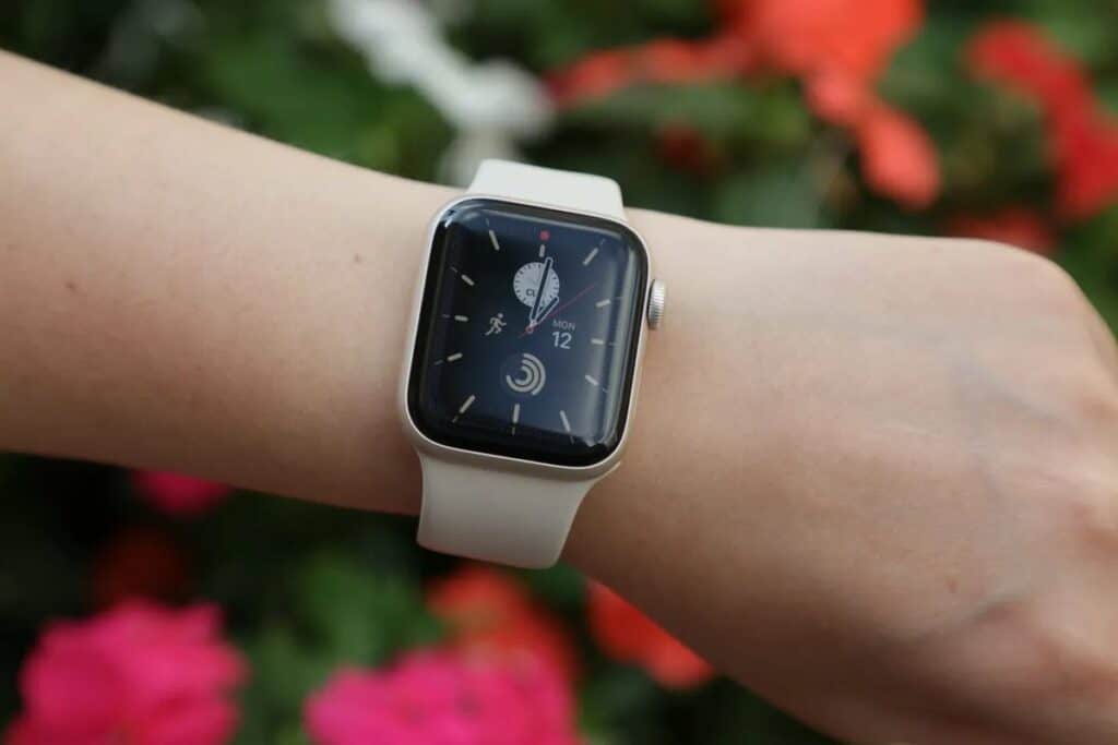 Apple Watch 40mm on a female wrist