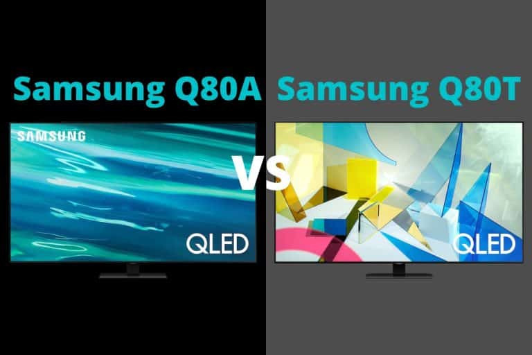 Samsung Q80A vs Q80T