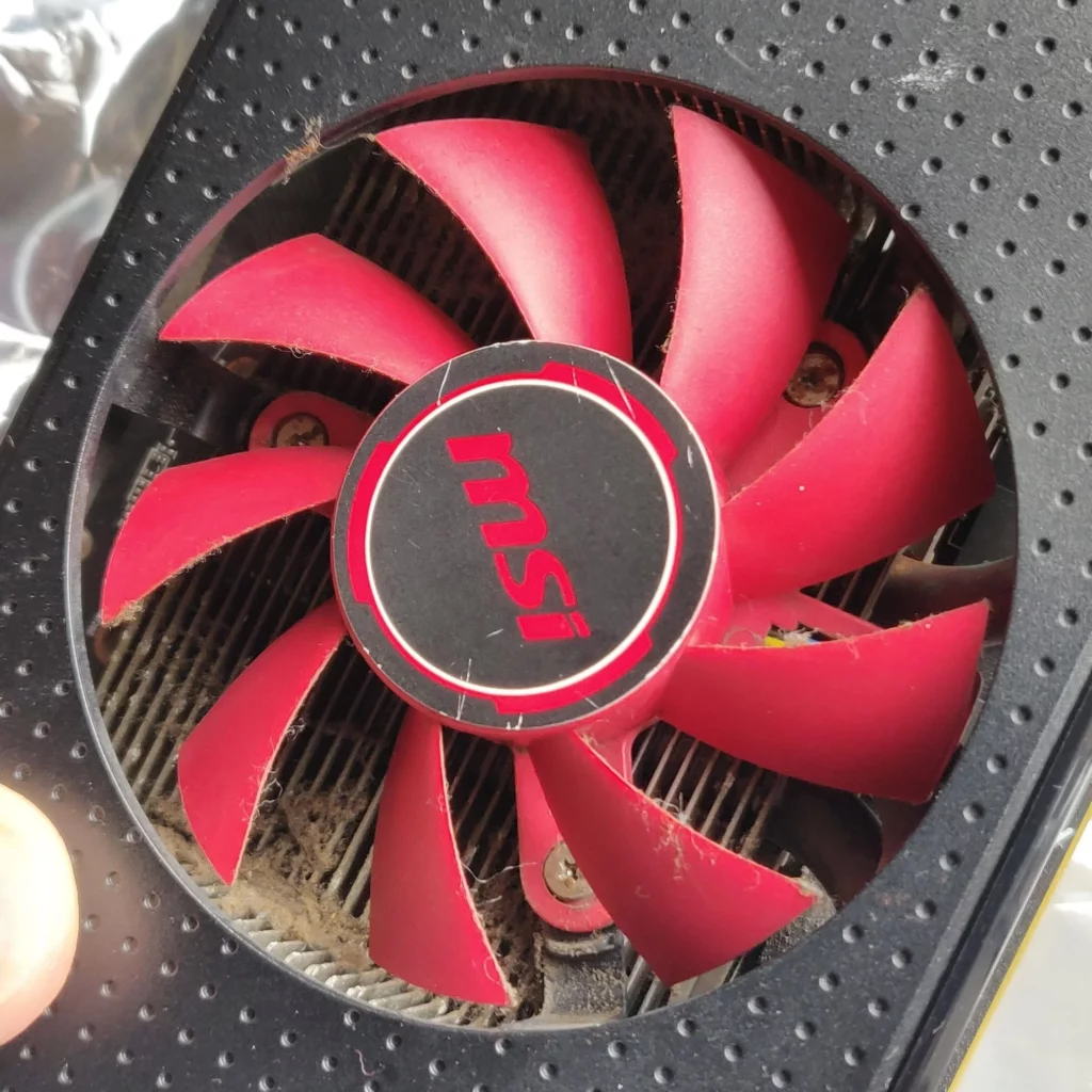 Dusty GPU Fan