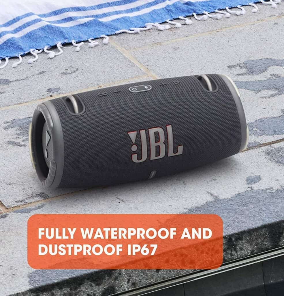 JBL Xtreme 3 Waterproof and Dustproof IP67 Rating