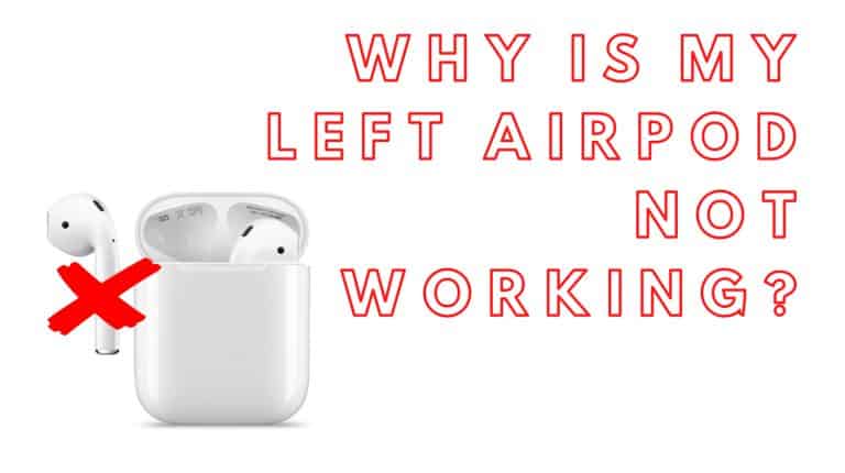 Left Airpod Not Working