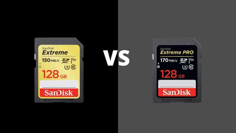 Sandisk Extreme vs Extreme Pro