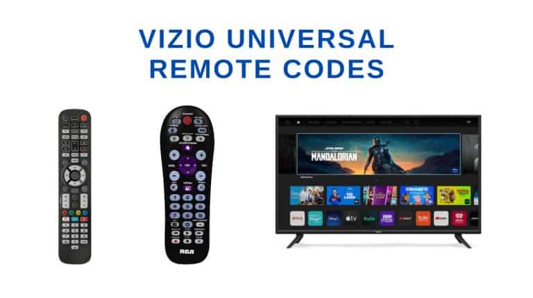 Vizio Universal Remote Codes
