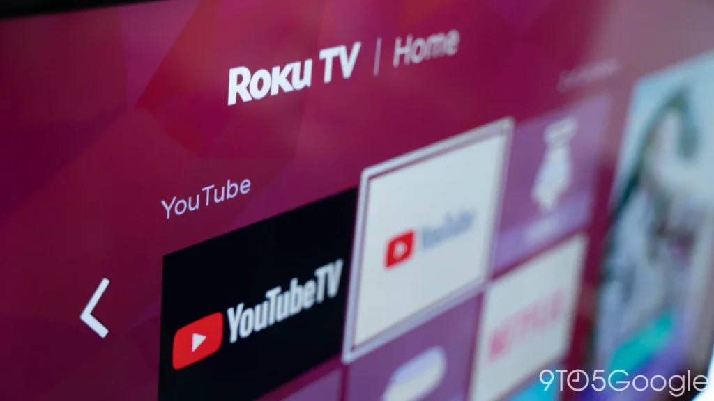 YouTube App on Roku TV