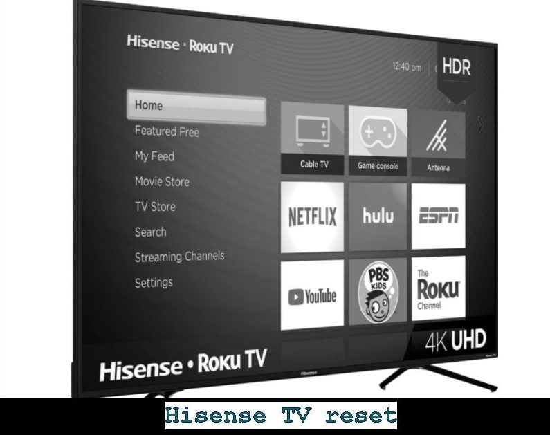 Hisense TV reset