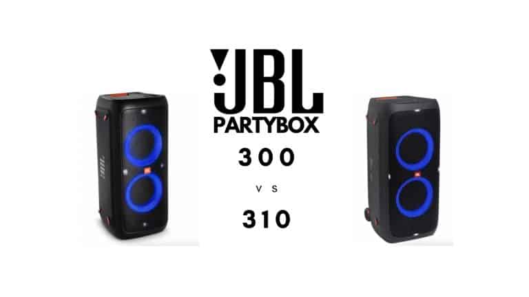 JBL Partybox 300 vs 310