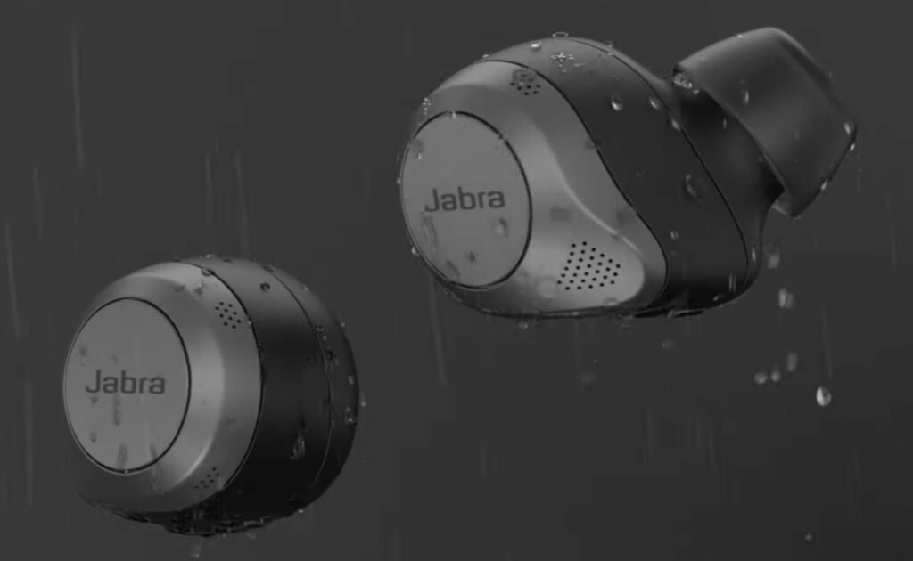 Jabra 85t Dust and Rain Resistance IPX4 Rating