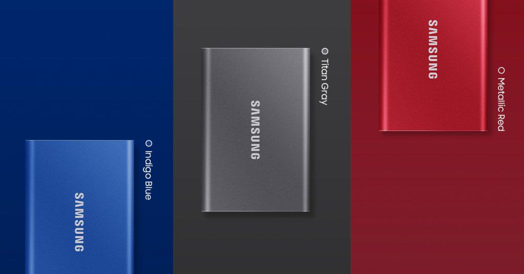 Samsung T7 Colors