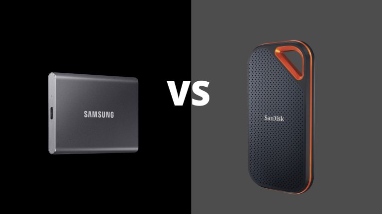 Samsung T7 vs Sandisk Extreme Pro Comparison