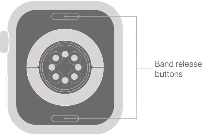 Apple Watch Band Buttons