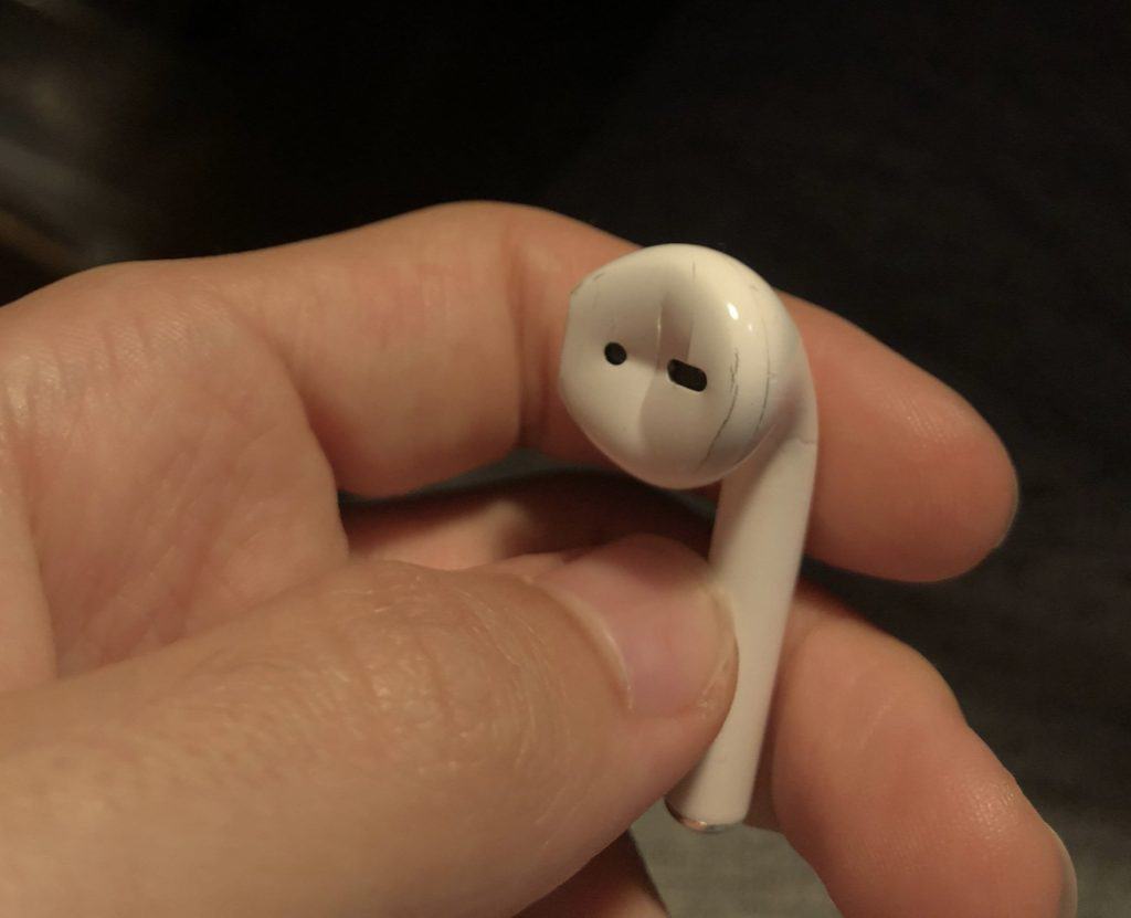 Damaged AirPods