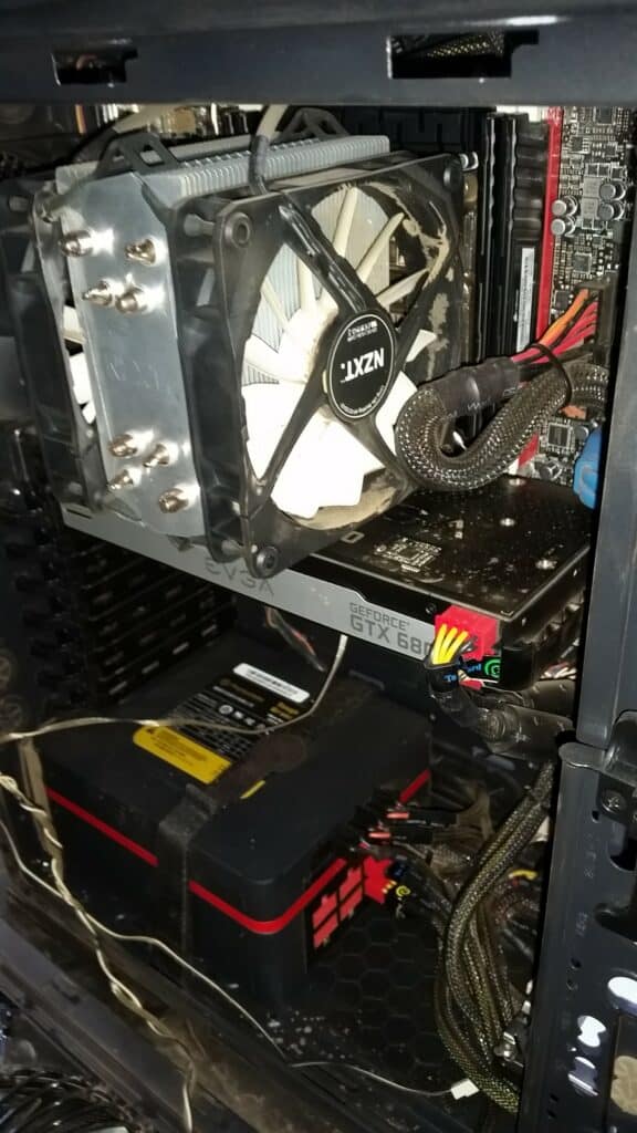Dusty CPU Fan