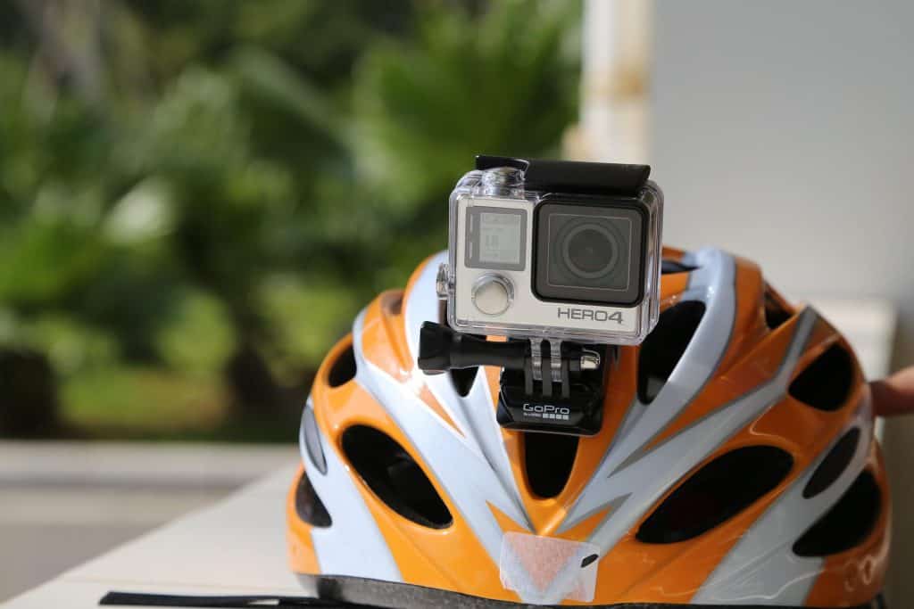 GoPro Cam on a helmet