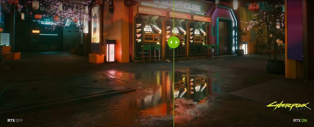Nvidia RTX Ray Tracing On and Off Comparison
