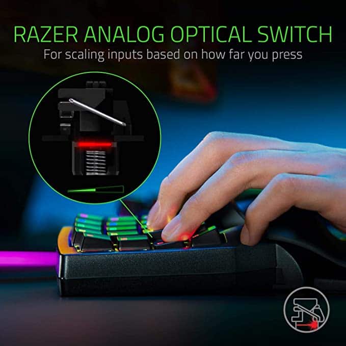 Razer Tartarus Pro Keypad Analog Optical Switch
