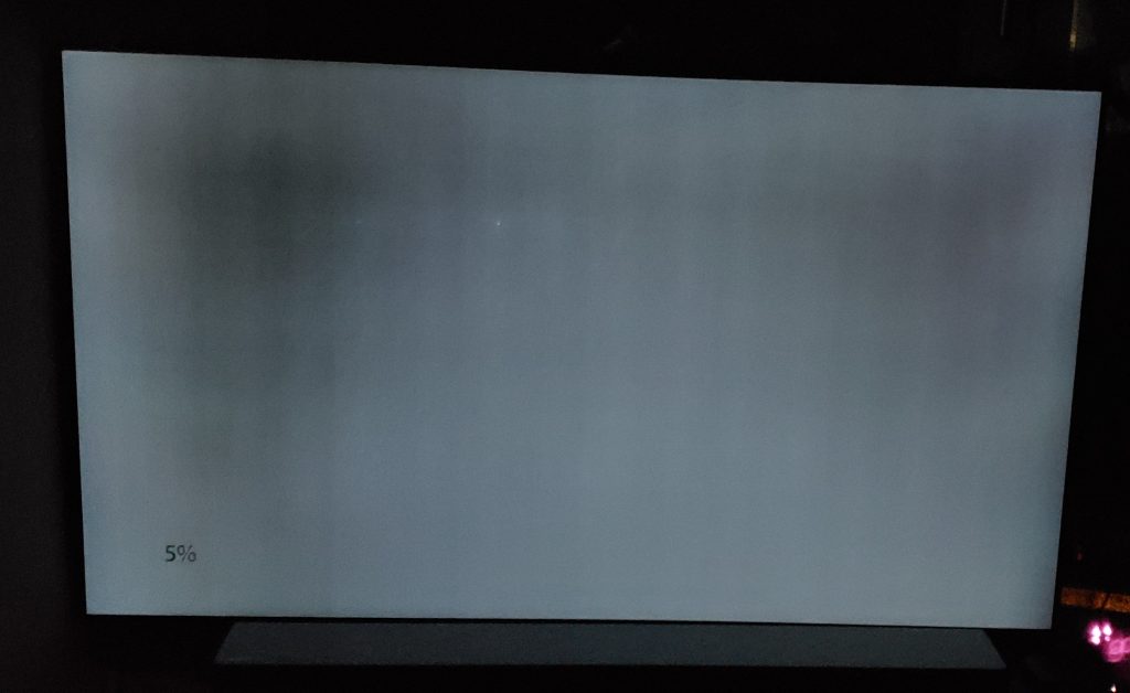 TV with Dirty Screen Effect