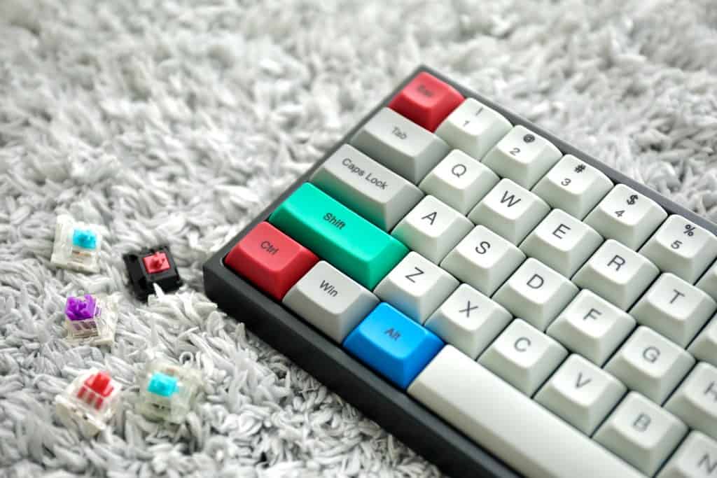 Mechanical Keyboard with different switches