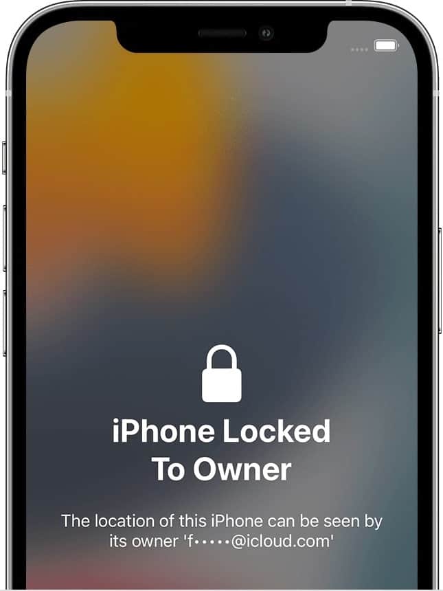 iPhone Locked to Owner Screen