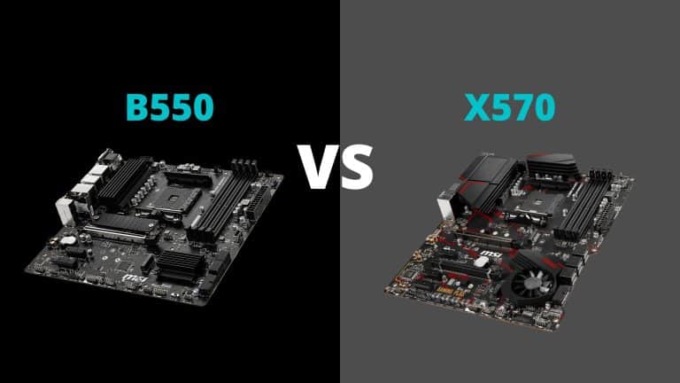 B550 vs X570