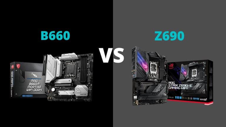 B660 vs Z690