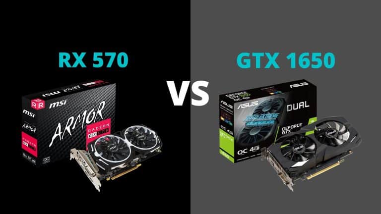 RX 570 vs GTX 1650
