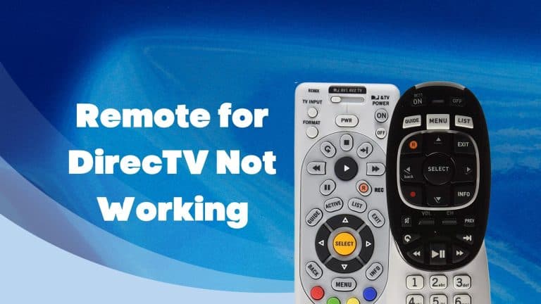 Remote for DirecTV Not Working