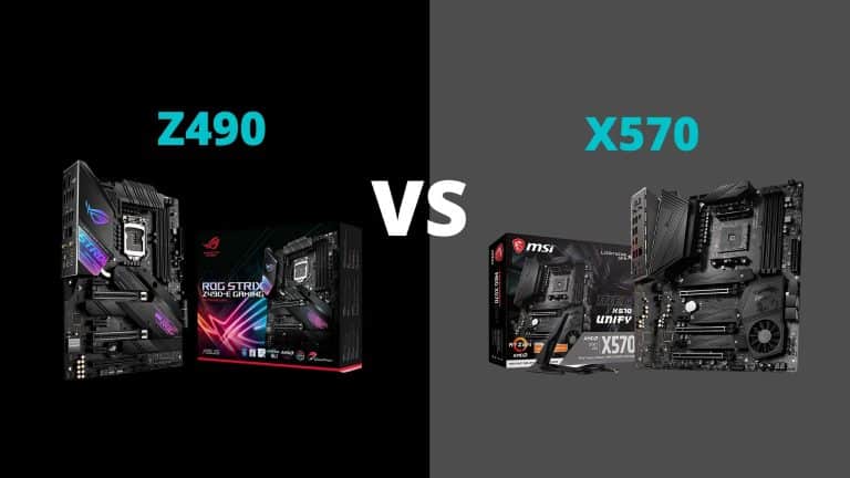 Z490 vs X570