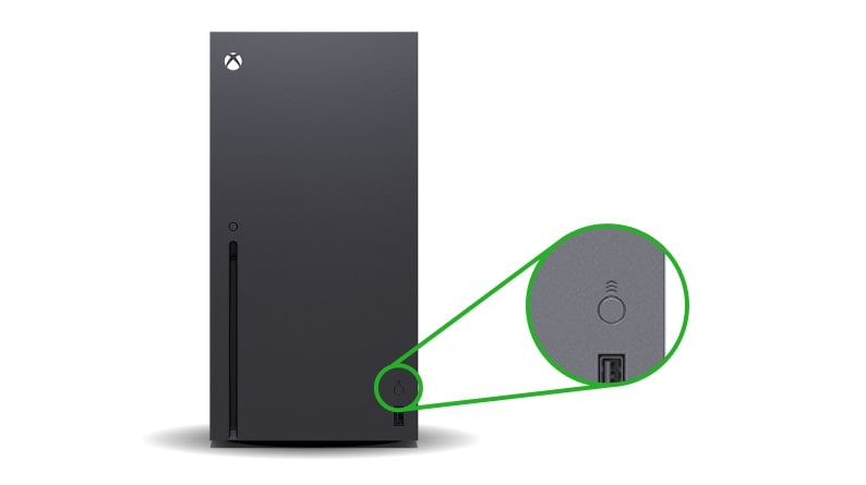 Xbox console pair button