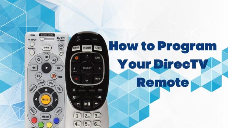 how to program directv remote