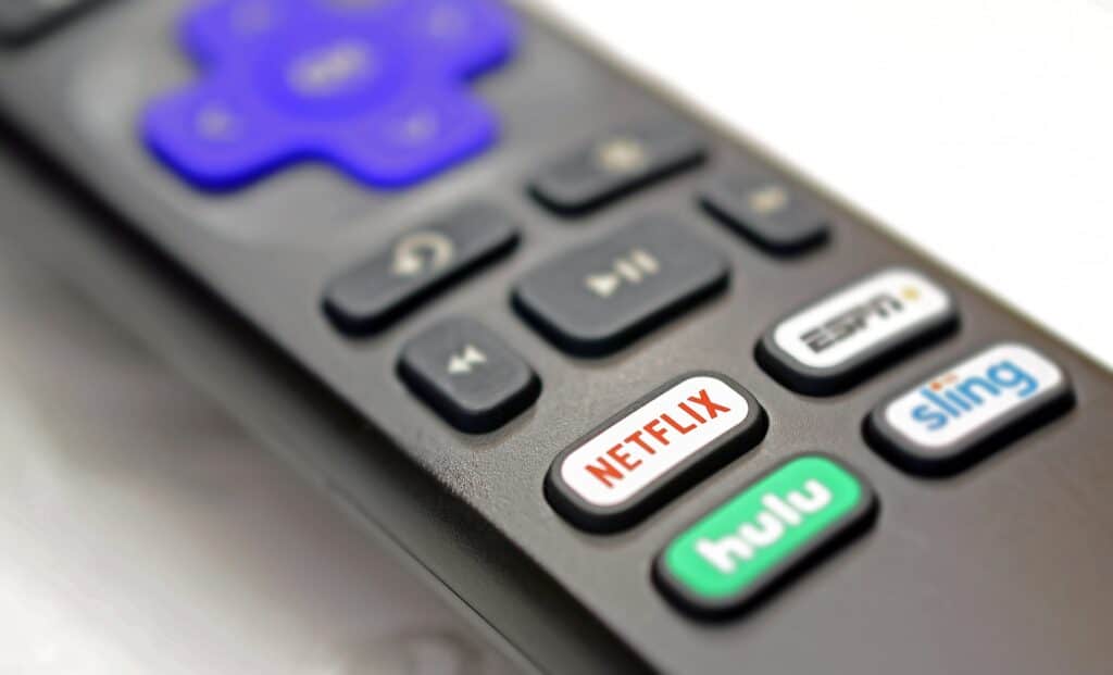 Remote control app buttons