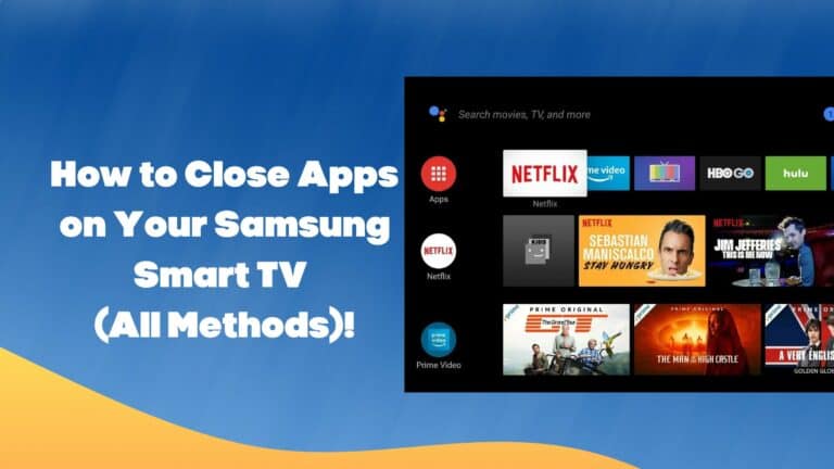 how to close apps on samsung smart tv