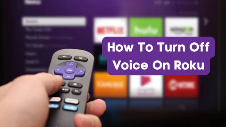 How To Turn Off Voice On Roku