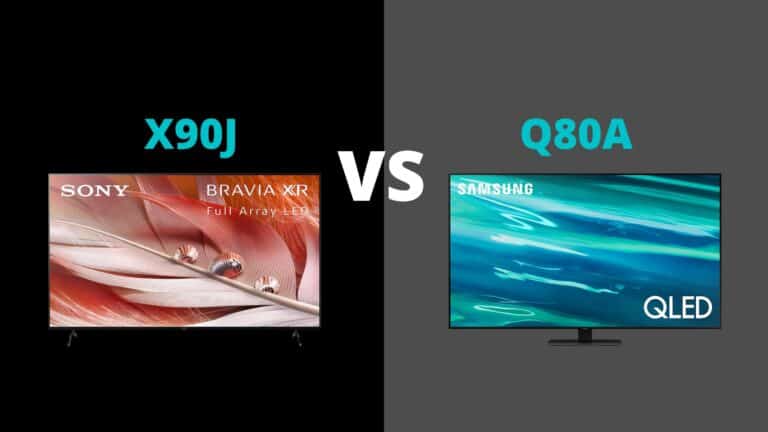 Sony X90J vs Samsung Q80A